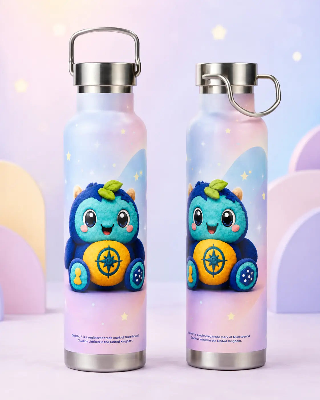 Quesbie™ Adventure Pal Water Bottle – Quesbo® Collector’s Edition 22oz (650ml) Copper Insulated Water Bottle Quesbo