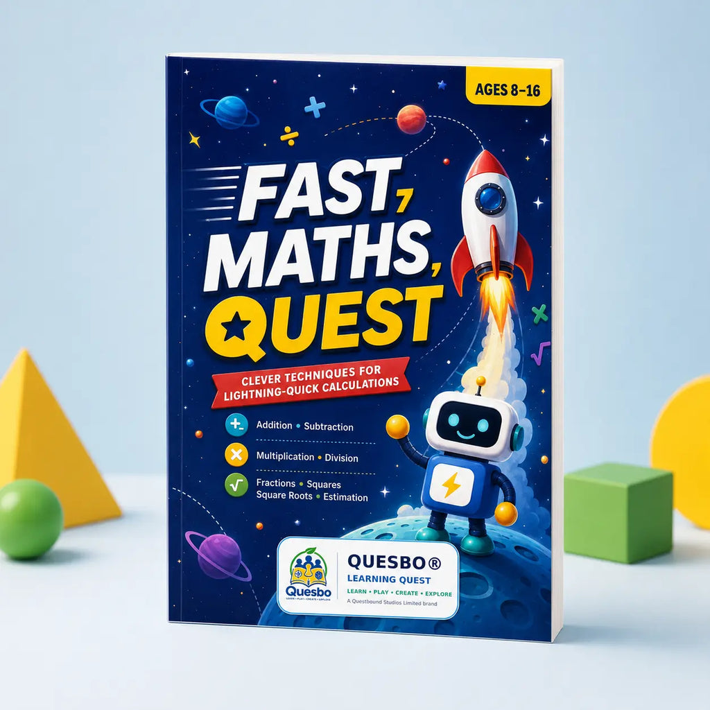 Fast Maths Quest – Mental Maths, Calculation Strategies &amp; Real-Life Maths for Ages 8–16 Quesbo