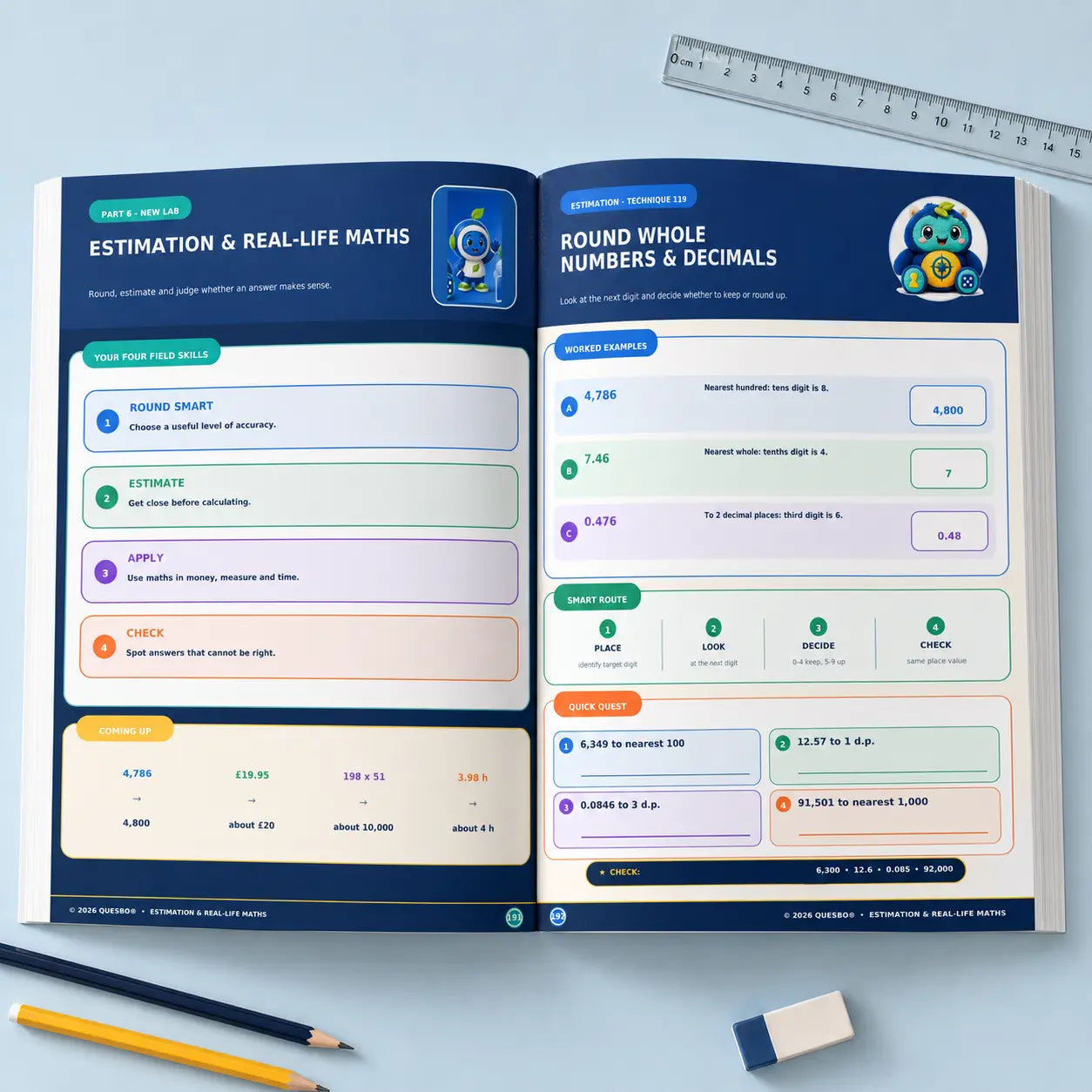 Fast Maths Quest – Mental Maths, Calculation Strategies &amp; Real-Life Maths for Ages 8–16 Quesbo