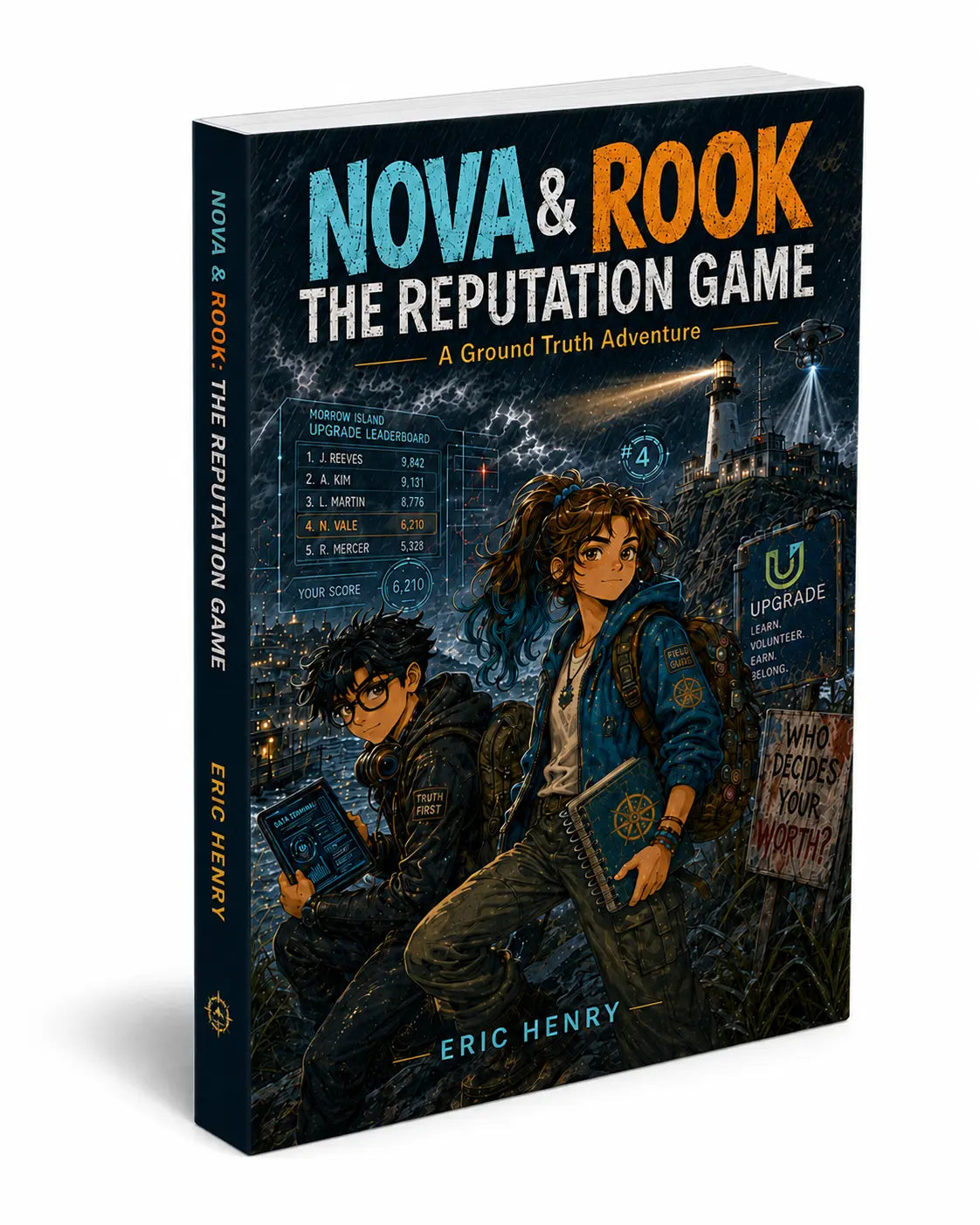 Nova and Rook: The Reputation Game, (Paperback, Fiction Novel, Reading Age 12-16) Quesbo
