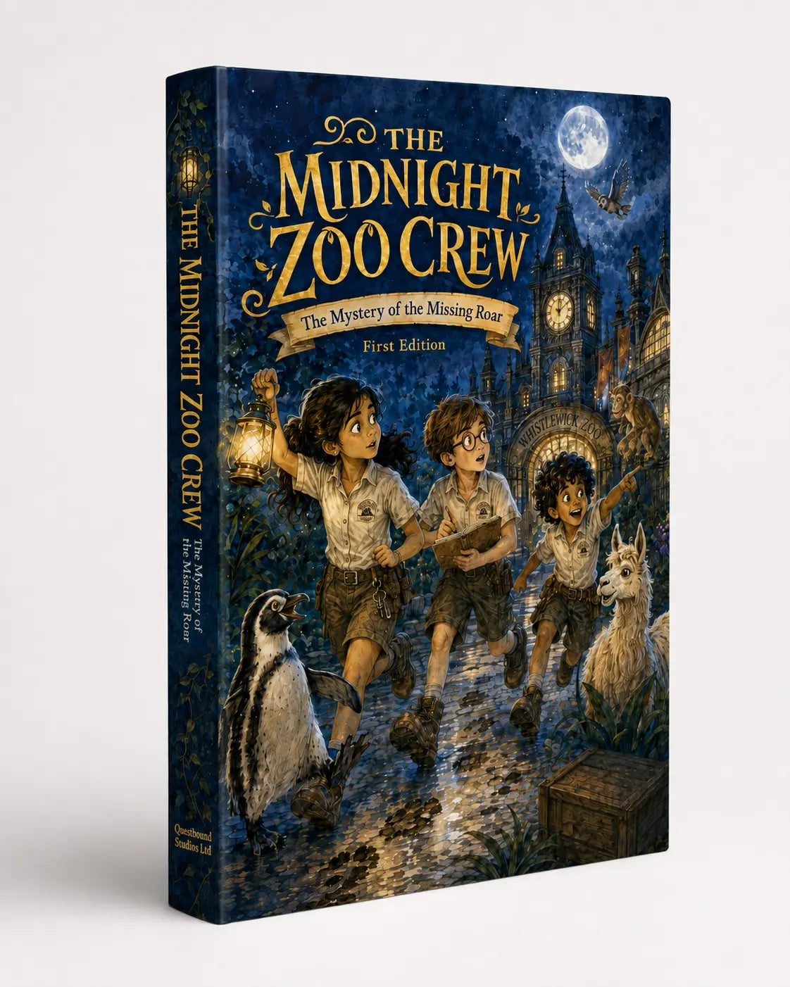 The Midnight Zoo Crew: The Mystery of the Missing Roar (Paperback) Reading Age 8-10 Quesbo