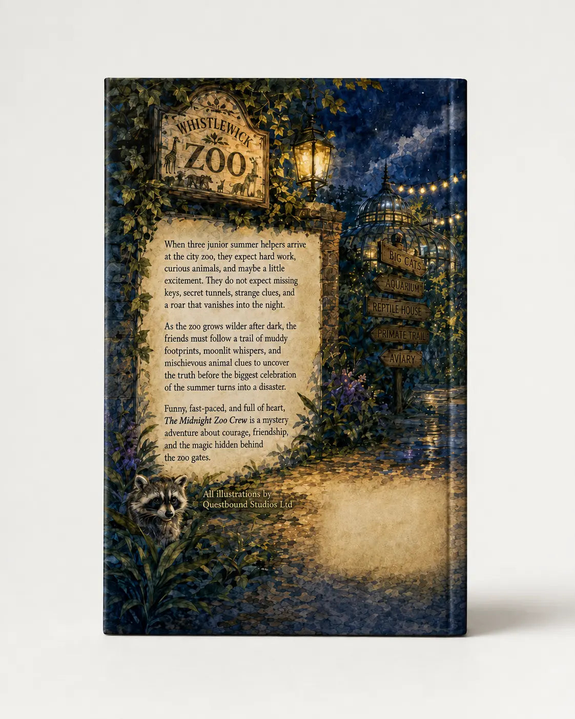 The Midnight Zoo Crew: The Mystery of the Missing Roar (Paperback) Reading Age 8-10 Quesbo