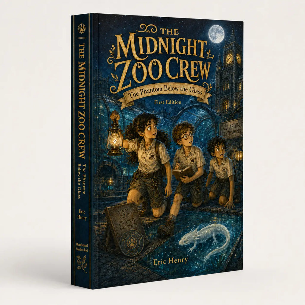 The Midnight Zoo Crew Book 3: The Phantom of the Aquarium (Paperback, Reading Age 8-12)) Quesbo
