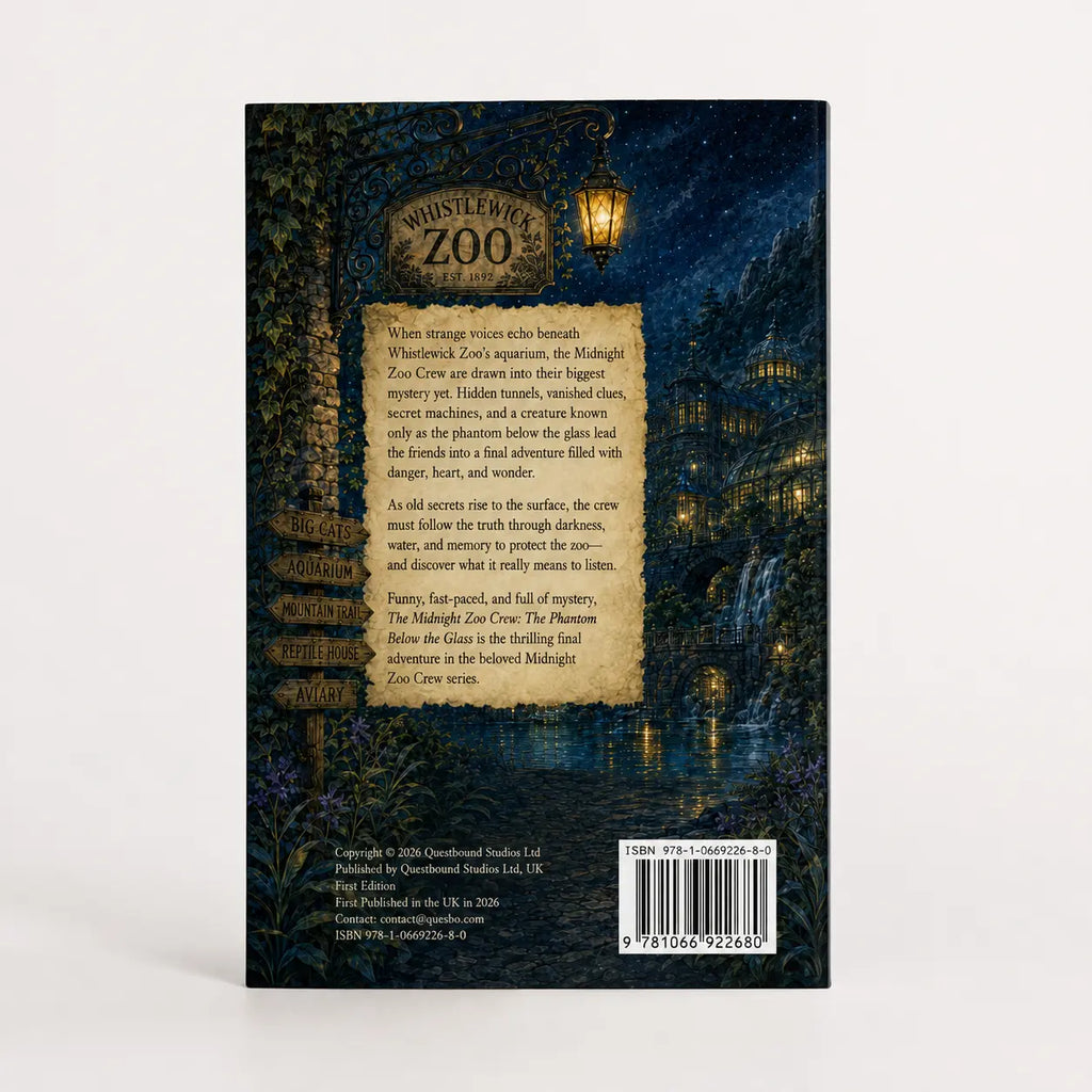 The Midnight Zoo Crew Book 3: The Phantom of the Aquarium (Paperback, Reading Age 8-12)) Quesbo