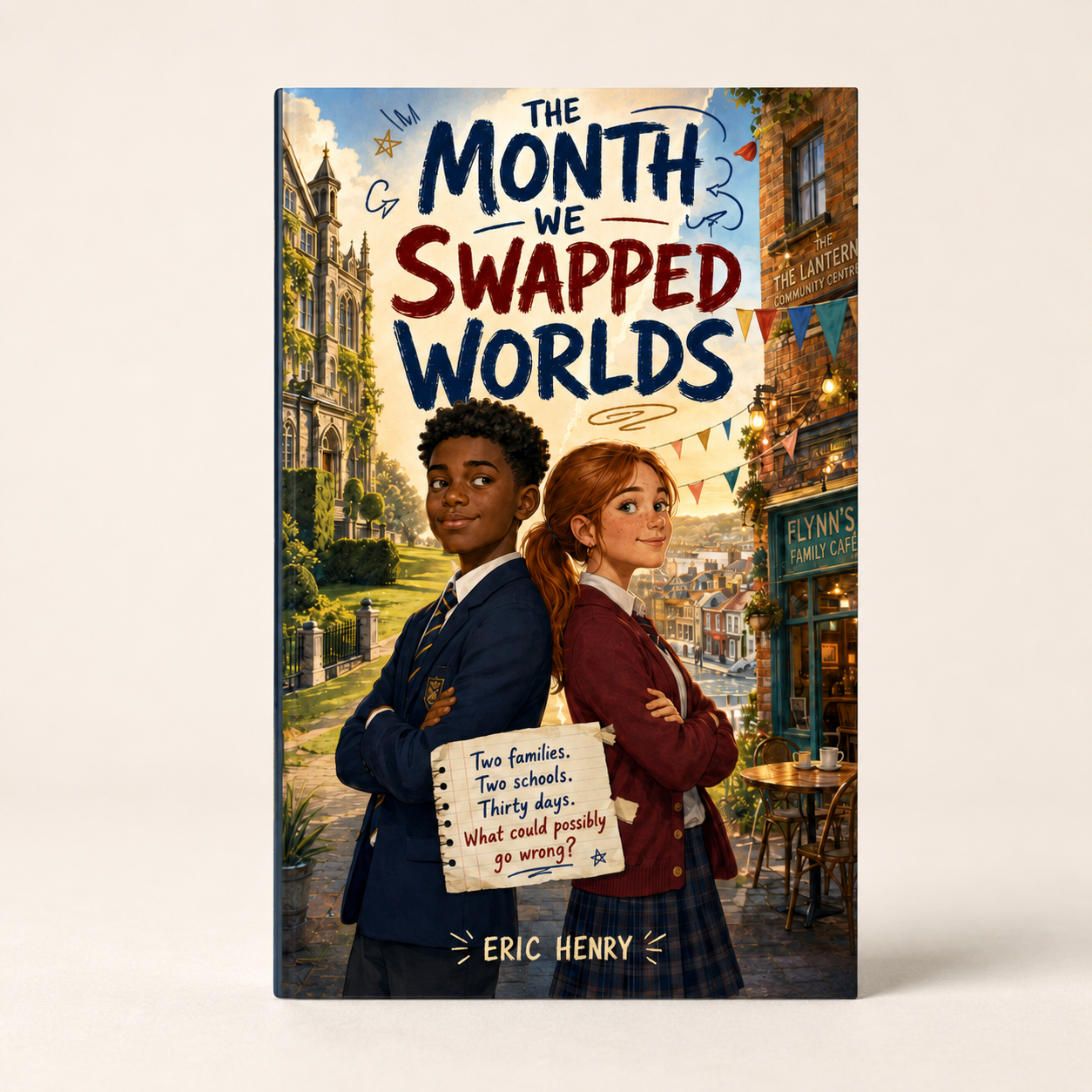 The Month We Swapped Worlds – Illustrated Paperback Adventure for Ages 10–15