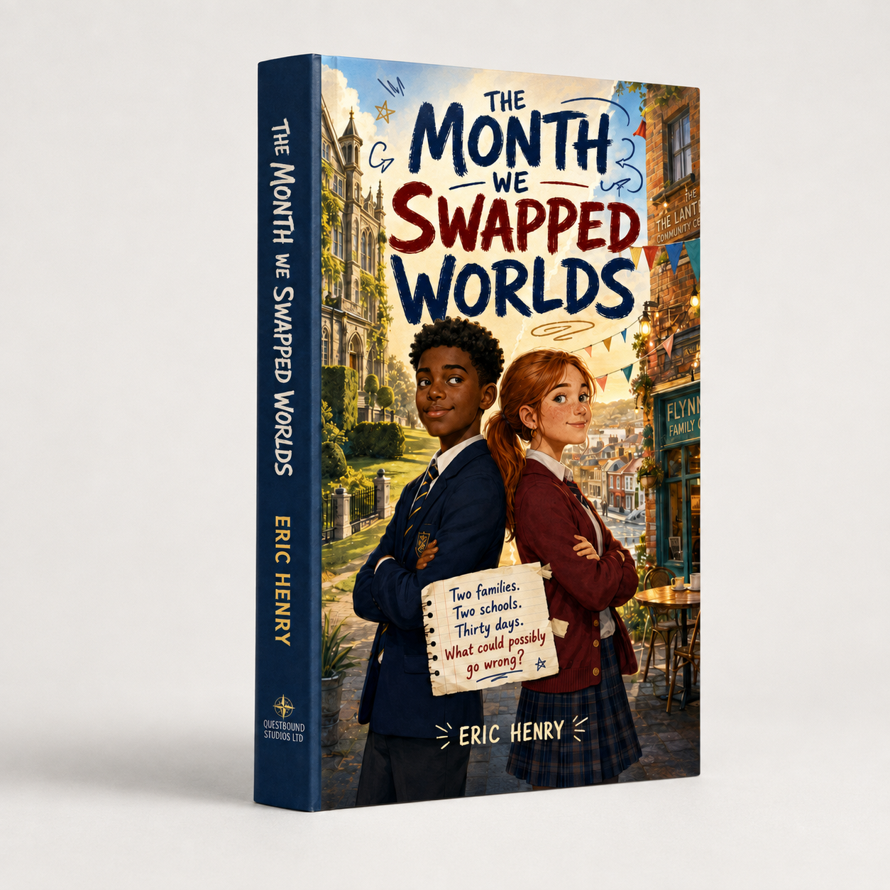 The Month We Swapped Worlds – Illustrated Paperback Adventure for Ages 10–15