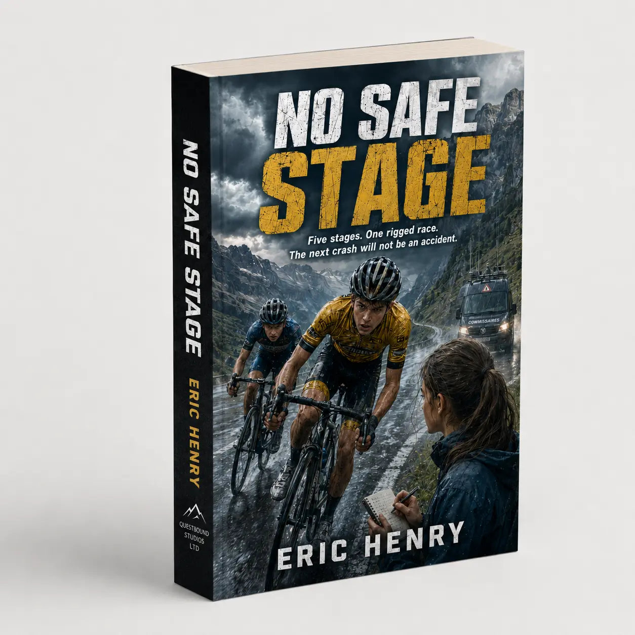 No Safe Stage – A Cycling Action Thriller for Ages 10–15 Quesbo