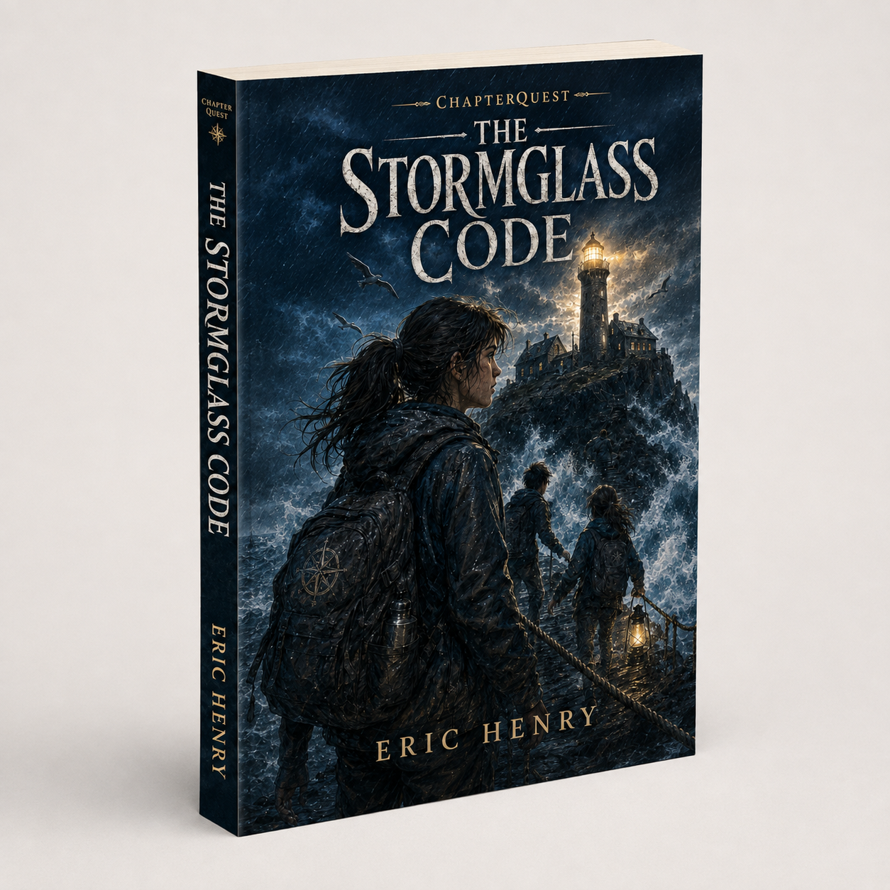 ChapterQuest: The Stormglass Code – Interactive Mystery Adventure (Paperback, Reading Age 10-14)