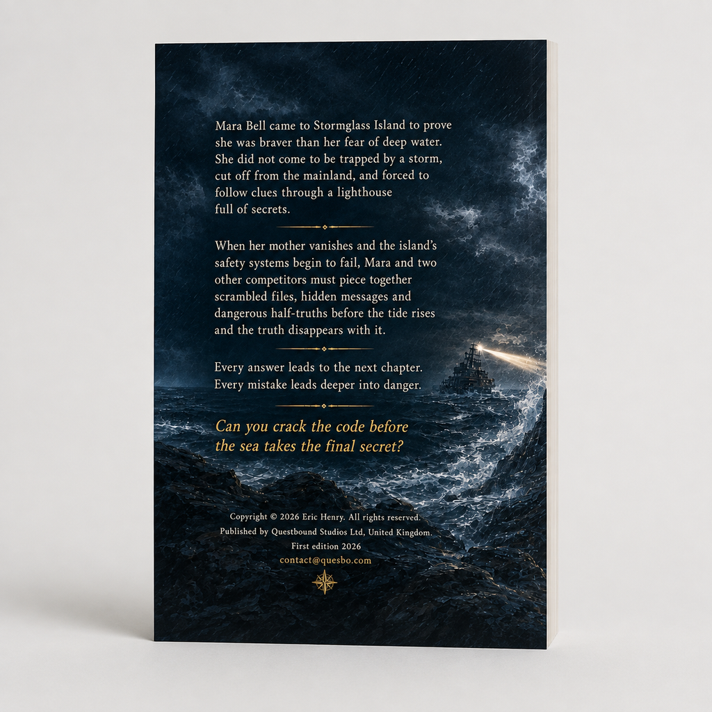 ChapterQuest: The Stormglass Code – Interactive Mystery Adventure (Paperback, Reading Age 10-14)