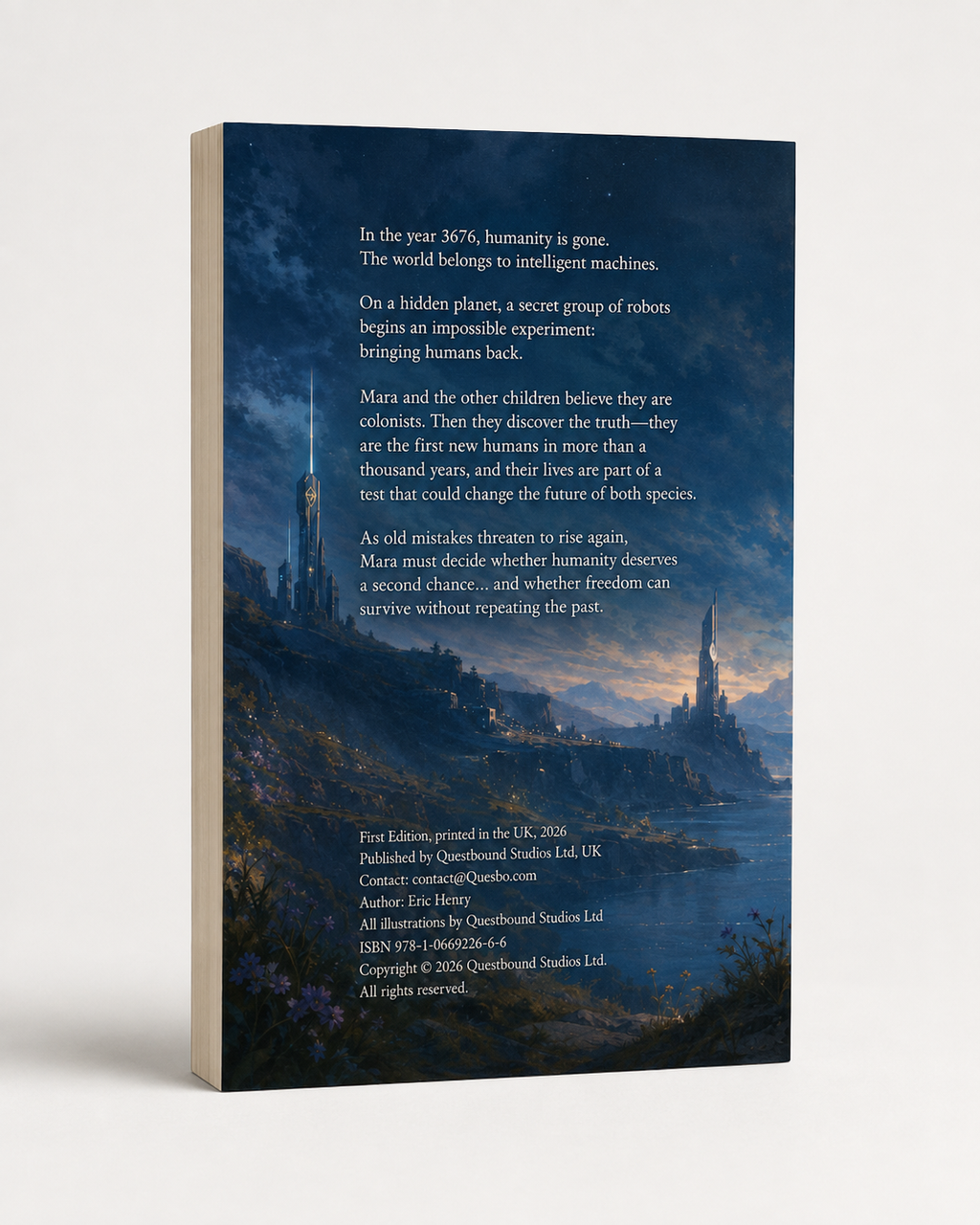 The Last First Humans – Illustrated Sci-Fi Novel for Ages 10–15 Quesbo