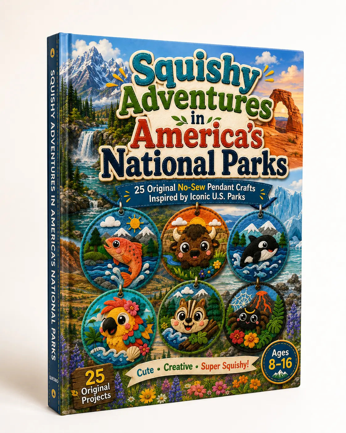 Squishy Adventures in America’s National Parks – 25 Original No-Sew Pendant Crafts Quesbo