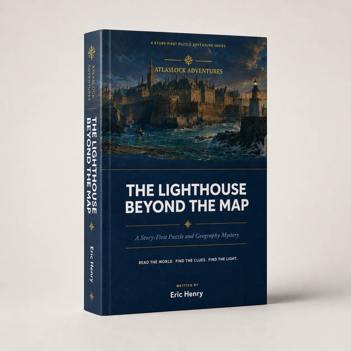AtlasLock Adventures: The Lighthouse Beyond the Map – Story-Powered Puzzle & Geography Mystery Quesbo