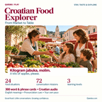 Croatian Food Explorer — From Market to Table: course cover with 24 situations, 72 missions and 300 cards