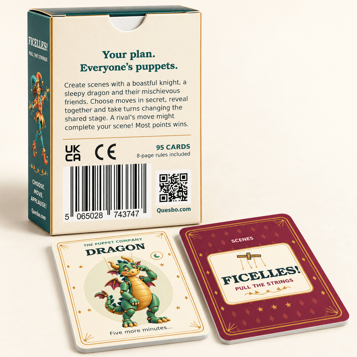 FICELLES! — Pull the Strings | Family Strategy Card Game - Quesbo