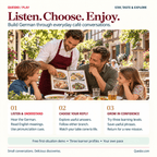 How German Café & Restaurant Quest works: listen, choose a reply, see your order and grow in confidence.