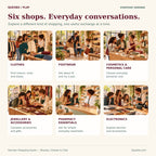 German Shopping Quest — six shopping departments.