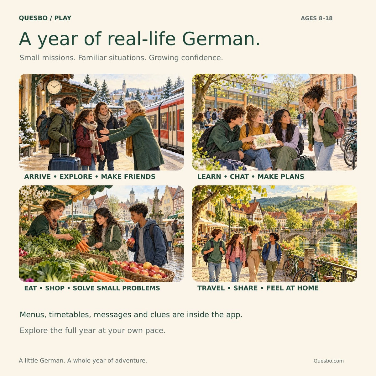 Germany Quest 365 — a year of illustrated real-life German adventures
