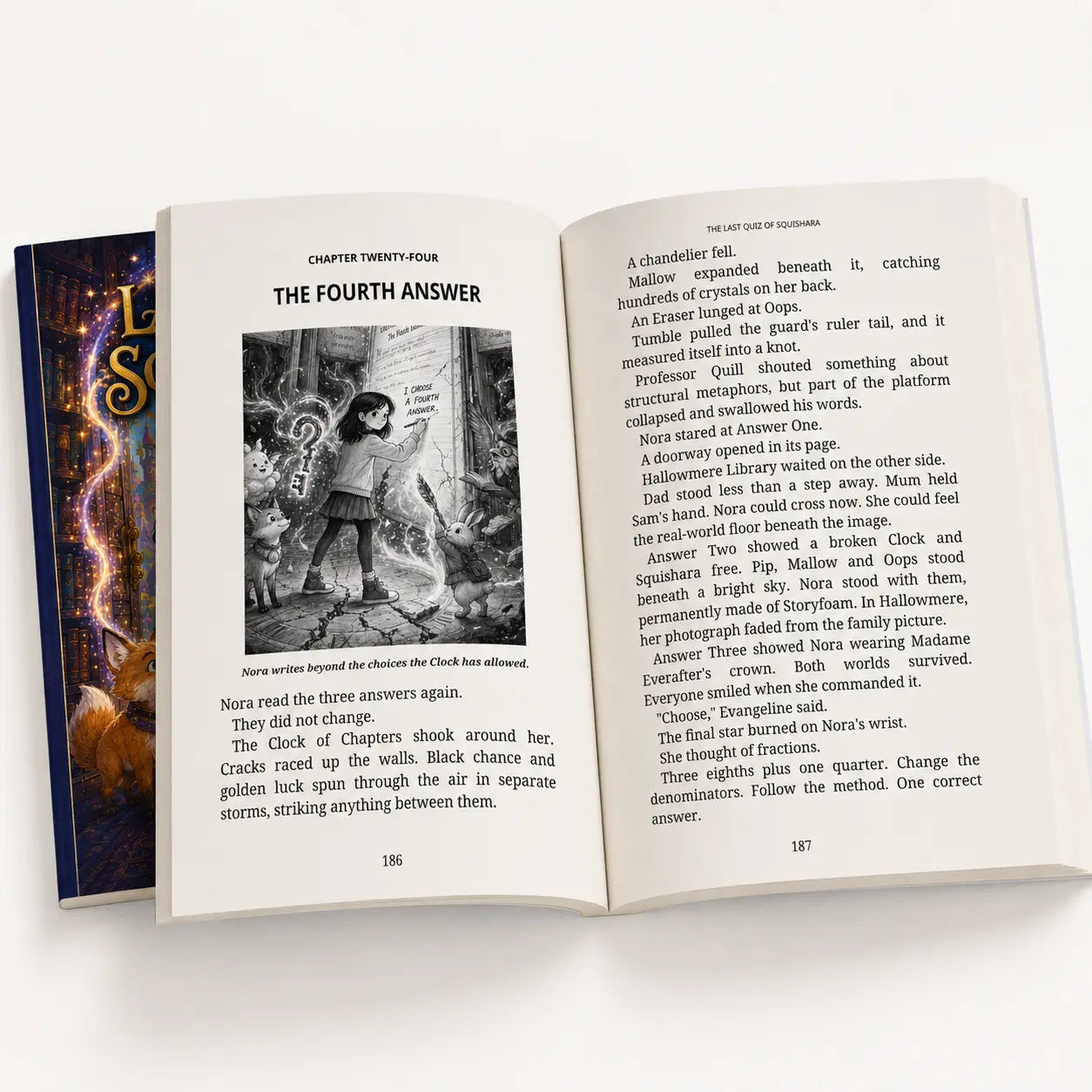 The Last Quiz of Squishara – Fantasy & Comprehension Book (Reading Age 8–12; Paperback) Quesbo