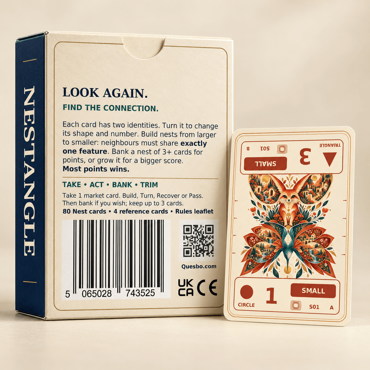 NESTANGLE – Family Logic & Strategy Card Game | Ages 10+ - Quesbo