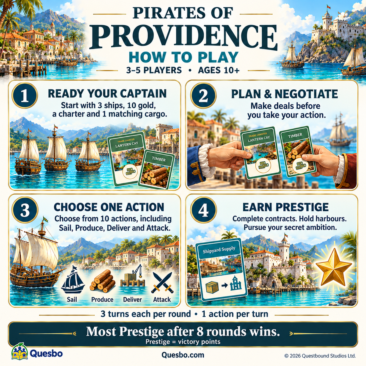Pirates of Providence – Strategy & Trading Card Game - Quesbo
