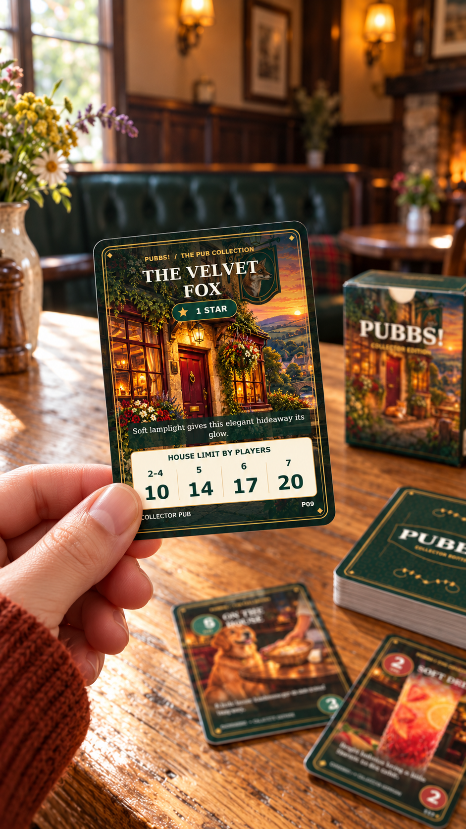 PUBBS!™ Collector Edition – Family Bluffing Card Game - Quesbo