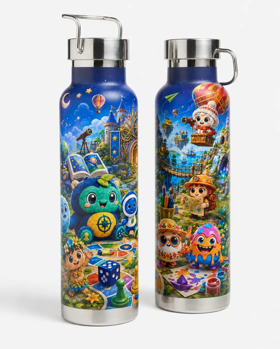 Quesbo® Magical Learning 22oz (650ml) Copper Insulated Water Bottle (Special Order Collectible) Quesbo