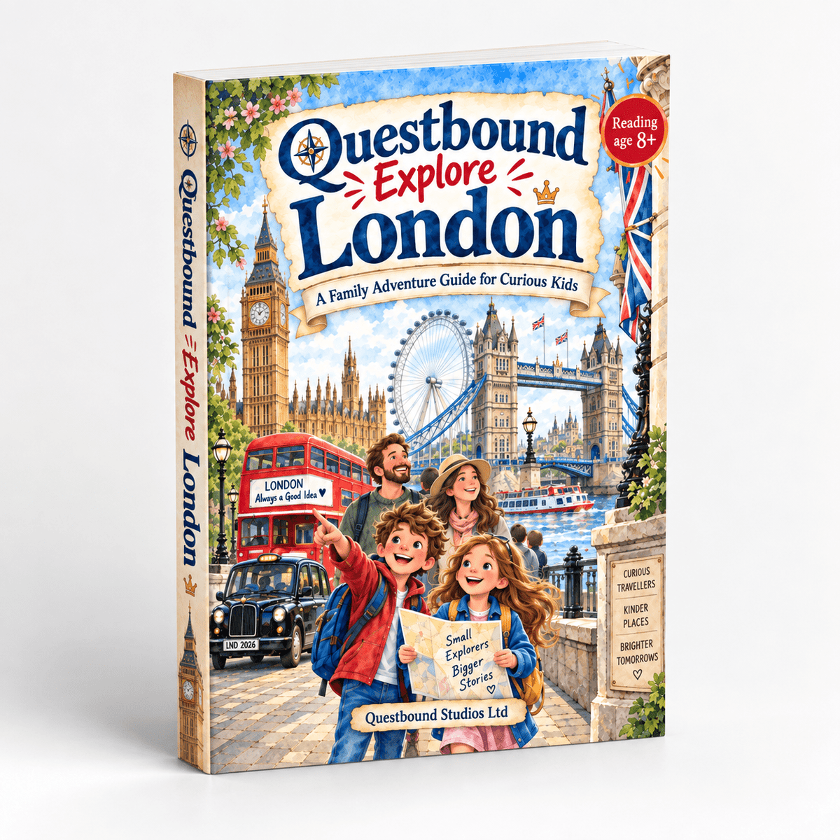 Questbound Explore London – A Family Adventure Guide for Curious Kids Ages 8+ - Quesbo