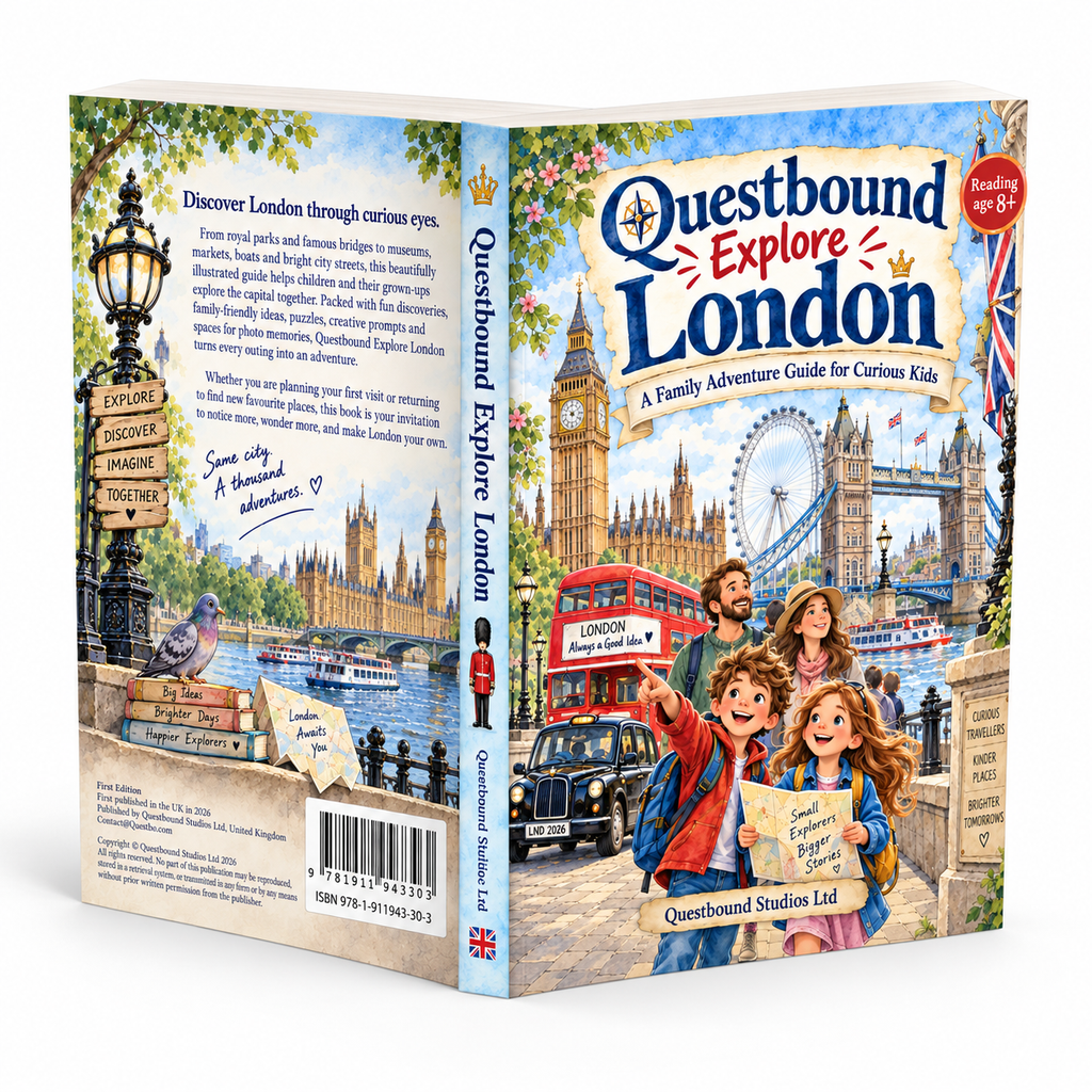 Questbound Explore London – A Family Adventure Guide for Curious Kids Ages 8+ - Quesbo
