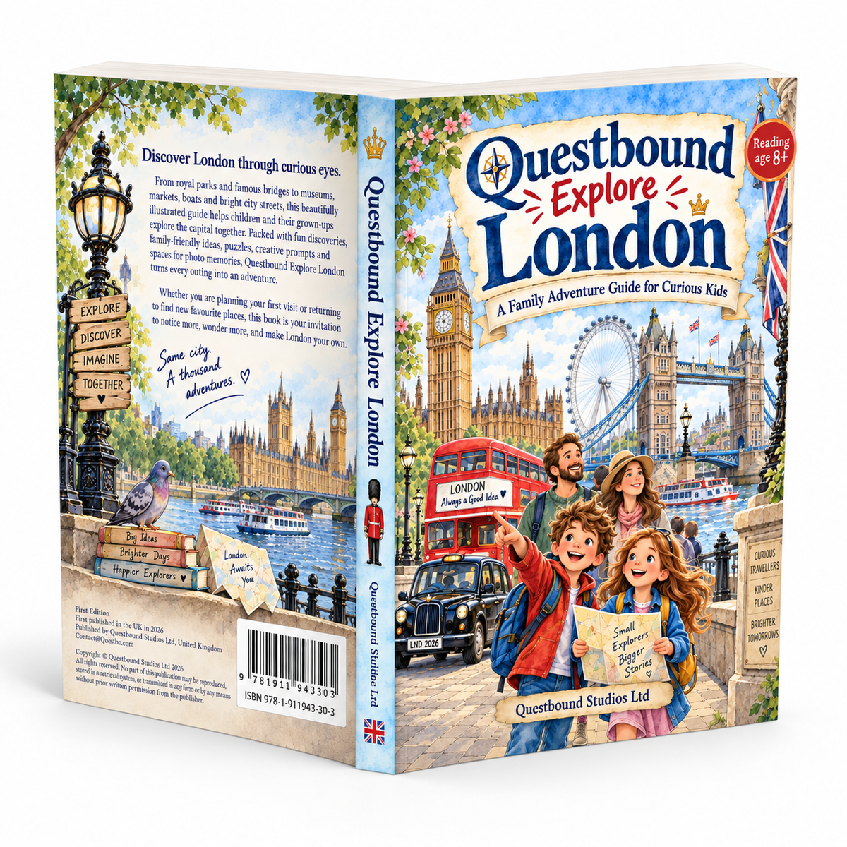 Questbound Explore London – A Family Adventure Guide for Curious Kids Ages 8+ - Quesbo