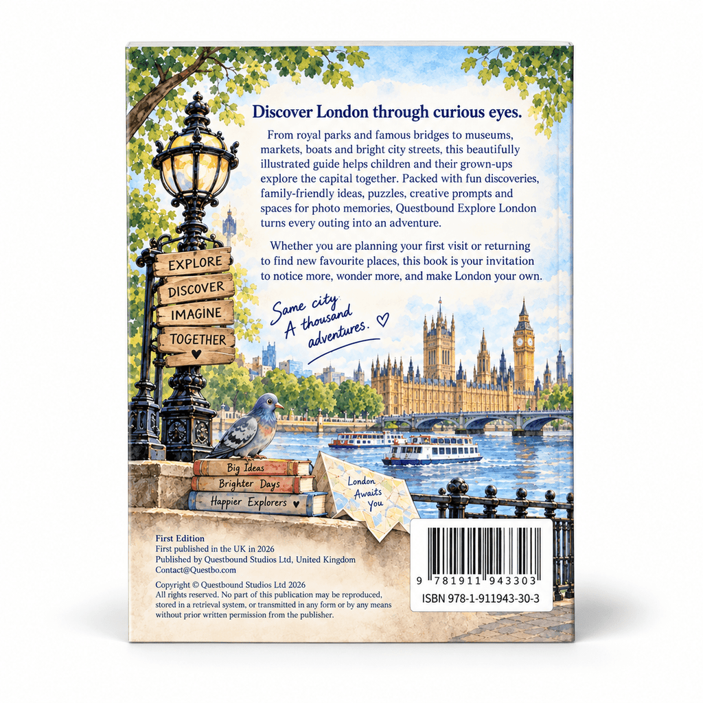 Questbound Explore London – A Family Adventure Guide for Curious Kids Ages 8+ - Quesbo