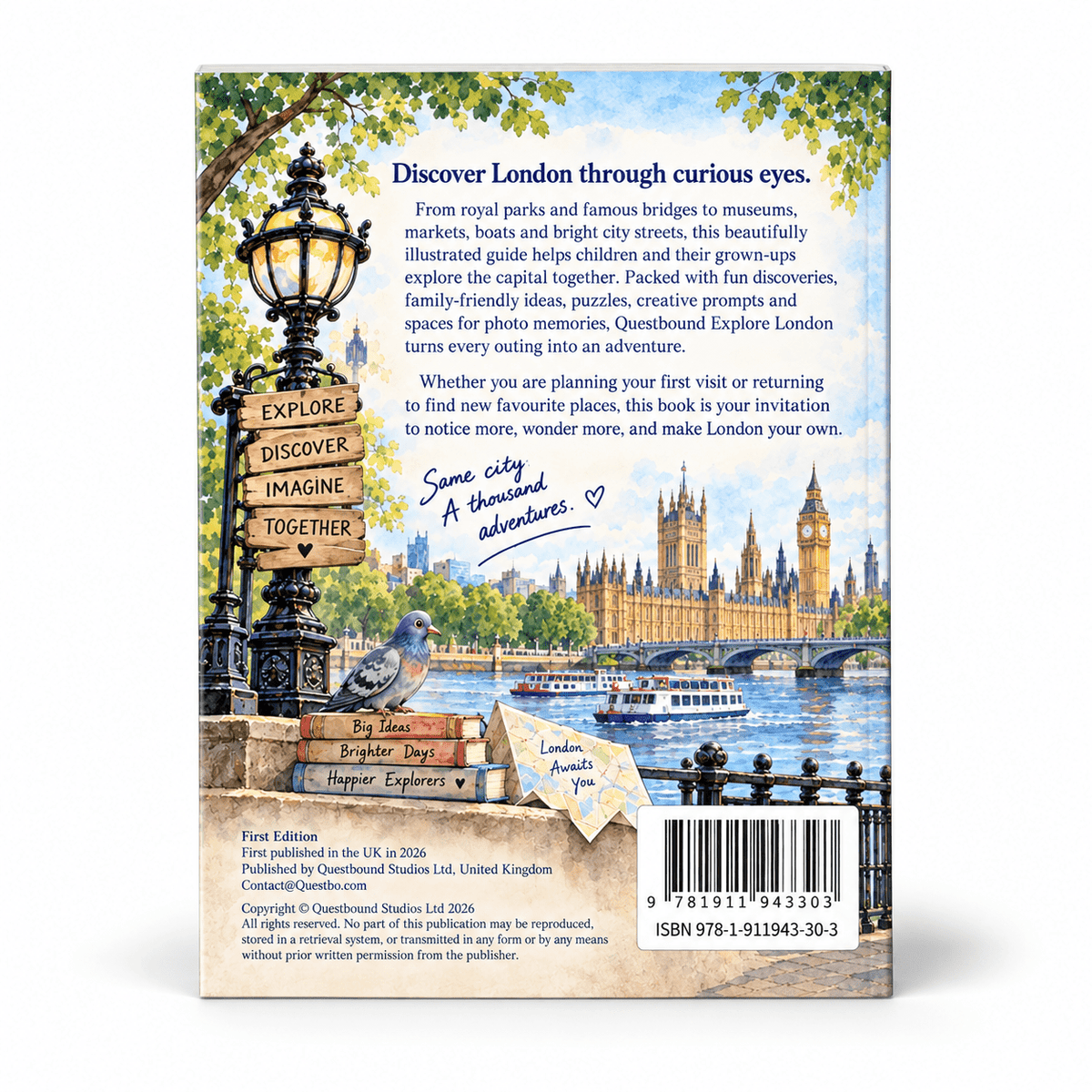 Questbound Explore London – A Family Adventure Guide for Curious Kids Ages 8+ - Quesbo
