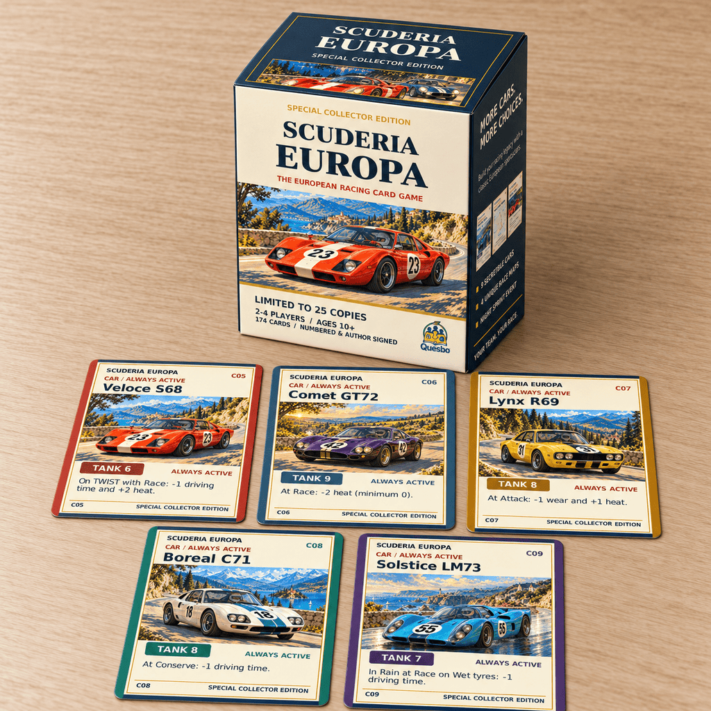 Scuderia Europa™ – Special Collector Edition | Signed & Numbered | Limited to 25 - Quesbo