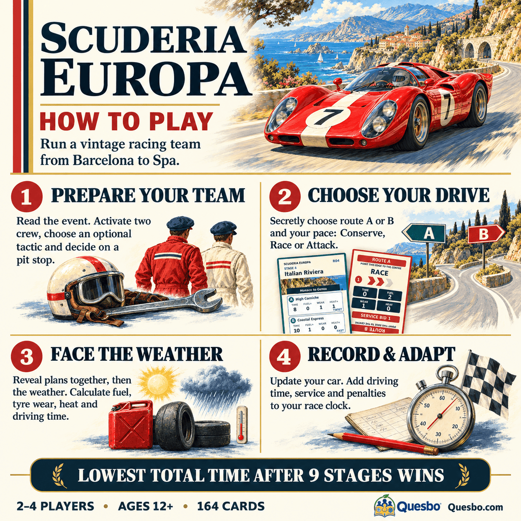 Scuderia Europa™ – Special Collector Edition | Signed & Numbered | Limited to 25 - Quesbo