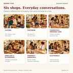 Spanish Shopping Quest — six shopping departments