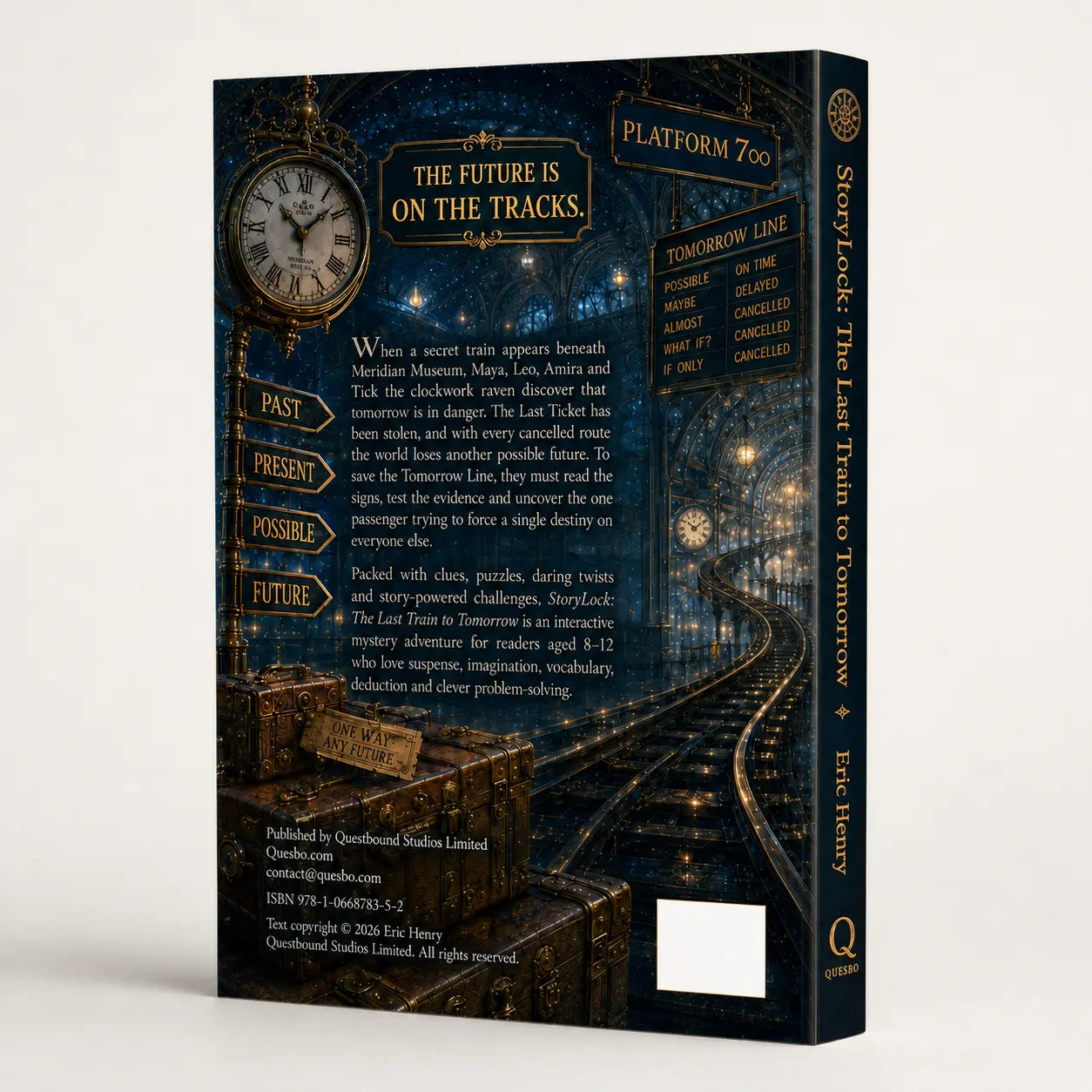 StoryLock Volume 2 - The Last Train to Tomorrow (Paperback). Reading Age 8-12 Quesbo