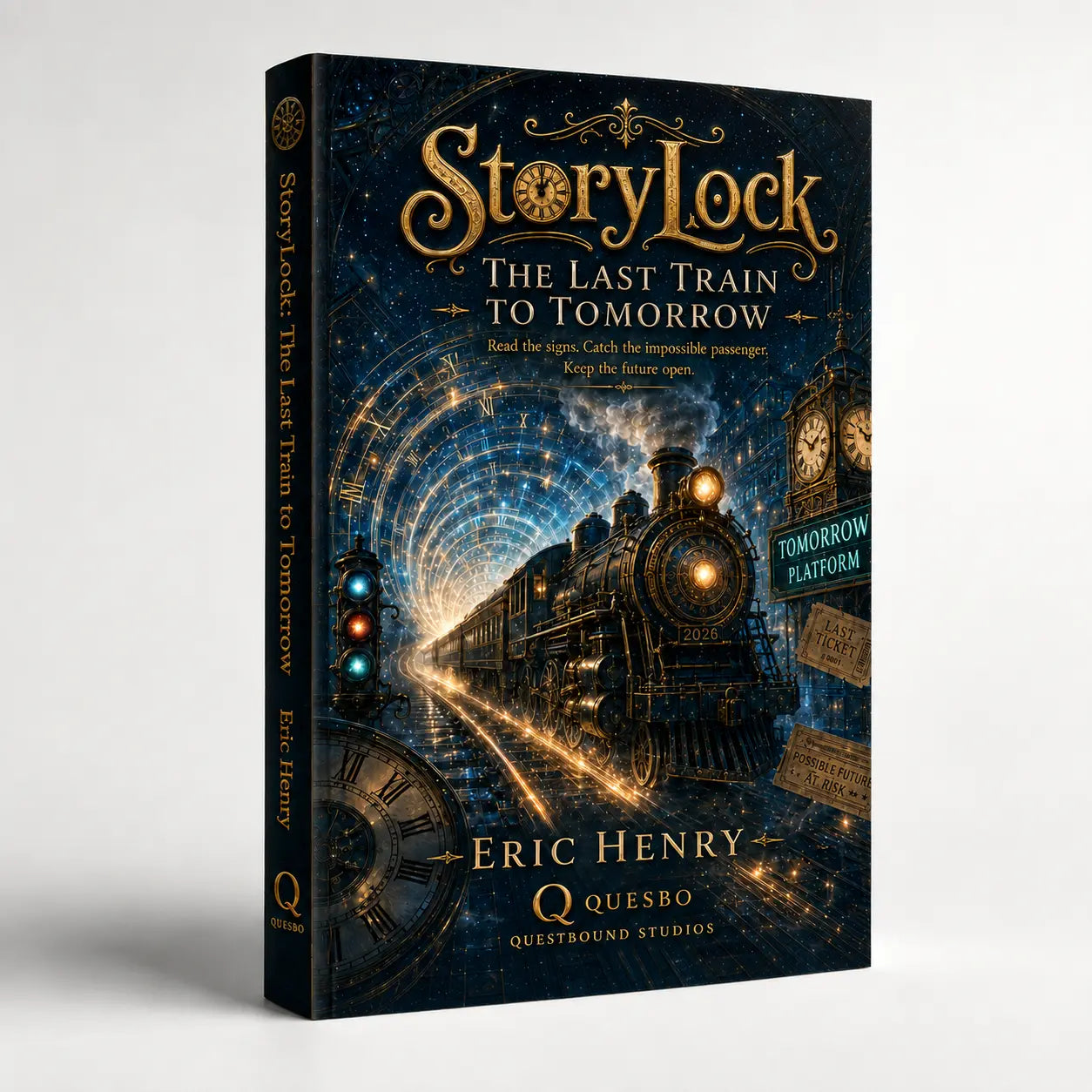 StoryLock Volume 2 - The Last Train to Tomorrow (Paperback). Reading Age 8-12 Quesbo