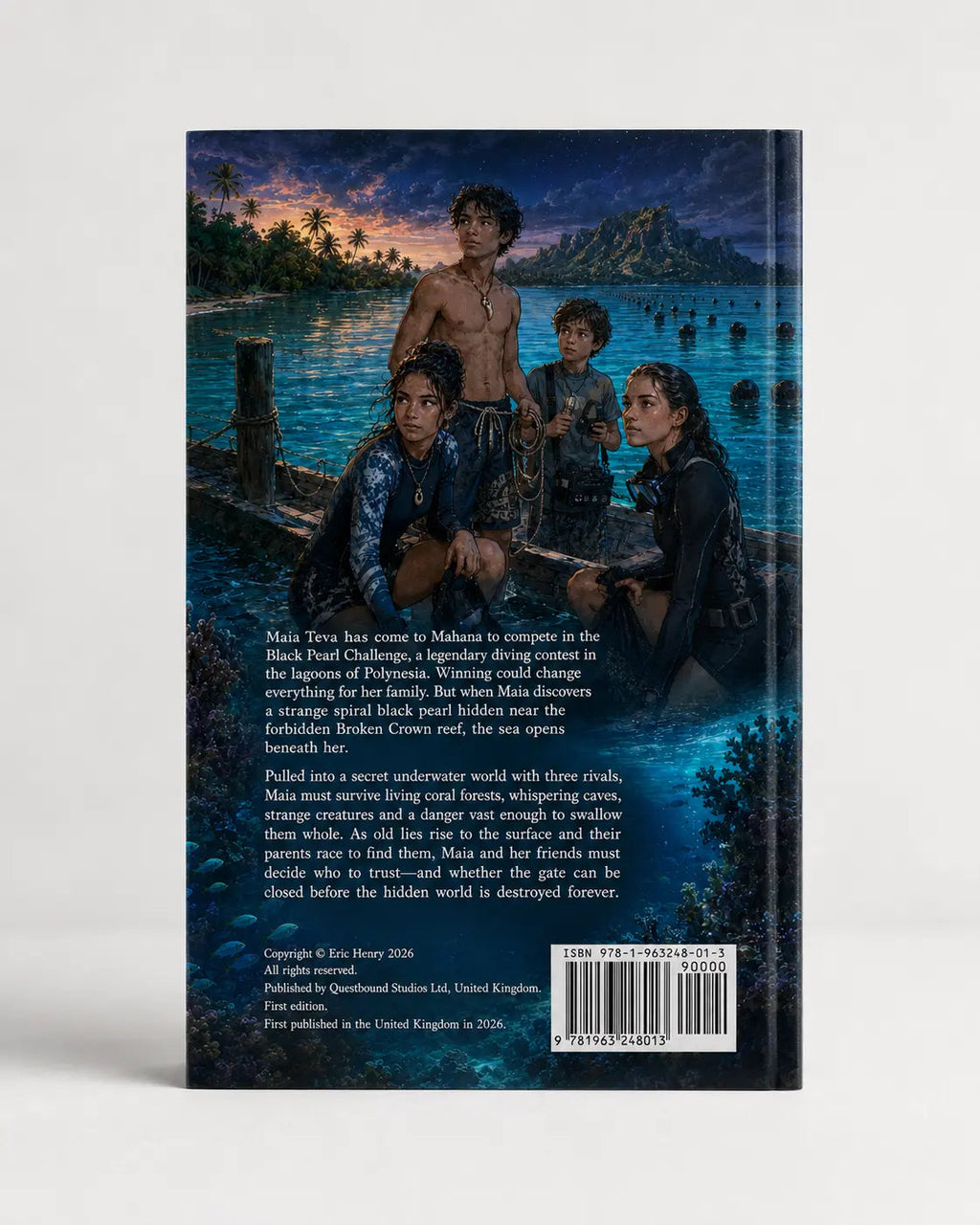 The Black Pearl Gate: A Hidden Oceans Adventure (Paperback, Reading Age 10-16) Quesbo