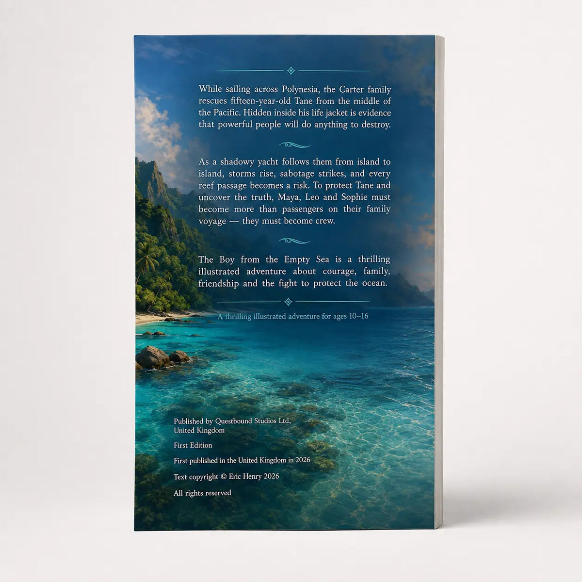 The Boy from the Empty Sea – Illustrated Sailing Adventure for Ages 10–16 Quesbo