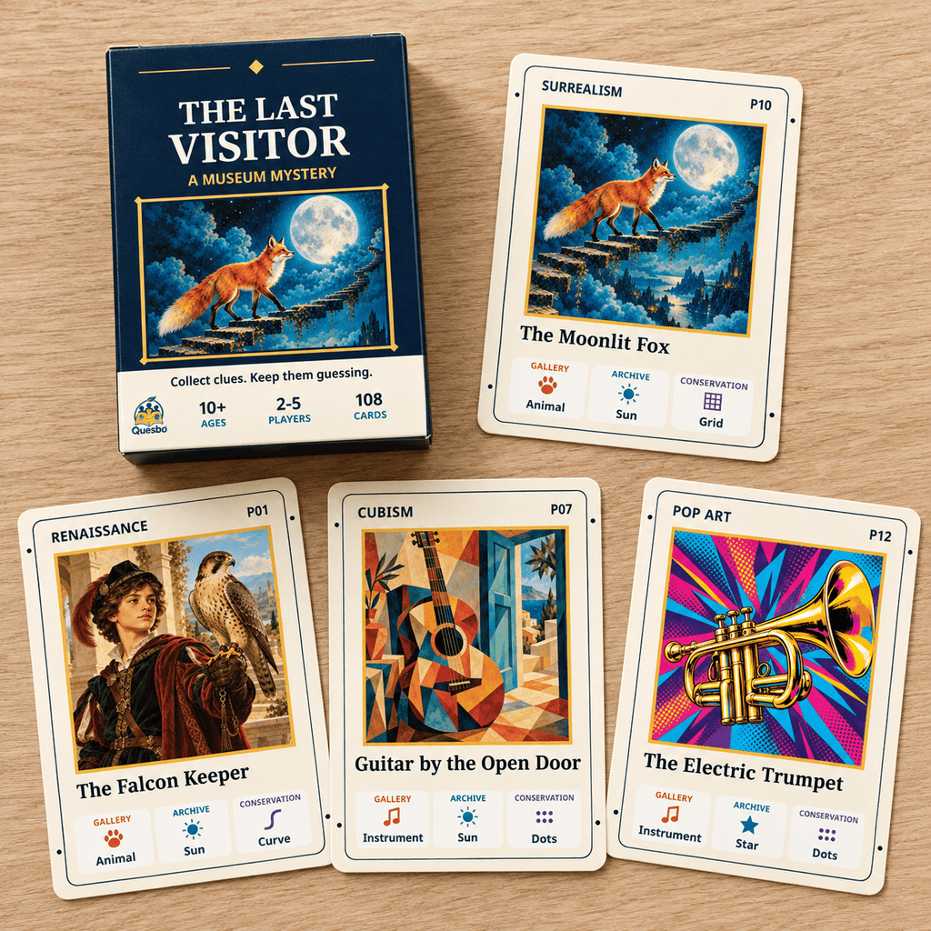 The Last Visitor — A Museum Discovery and Mystery Card Game - Quesbo