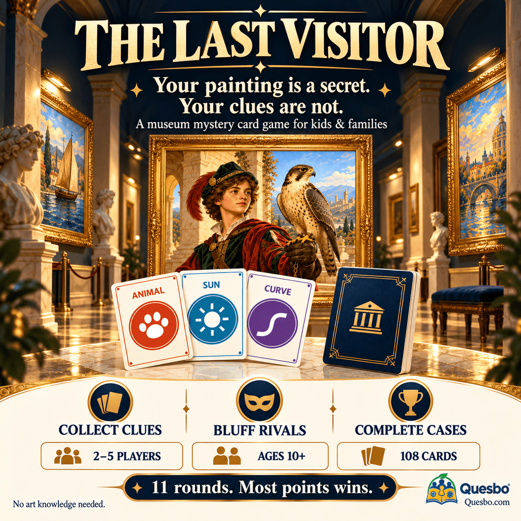 The Last Visitor — A Museum Discovery and Mystery Card Game - Quesbo