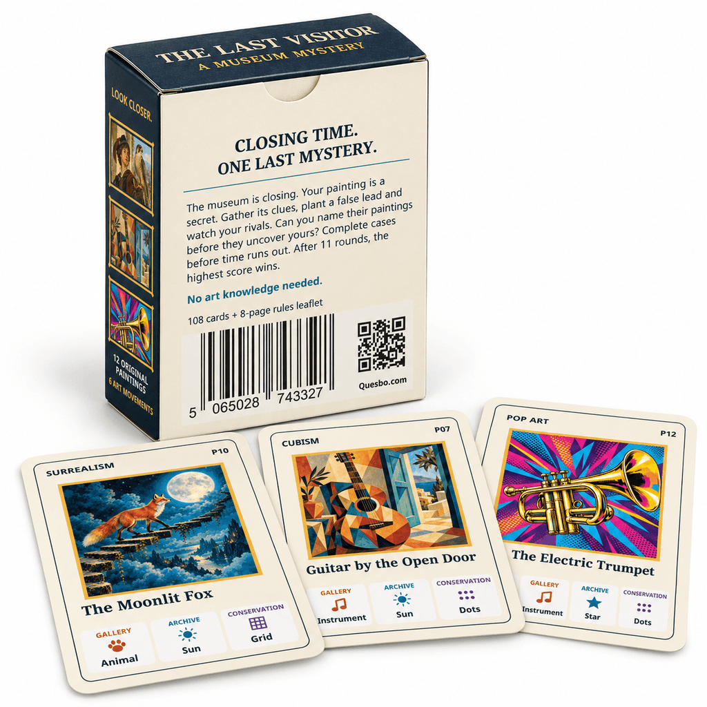The Last Visitor — A Museum Discovery and Mystery Card Game - Quesbo