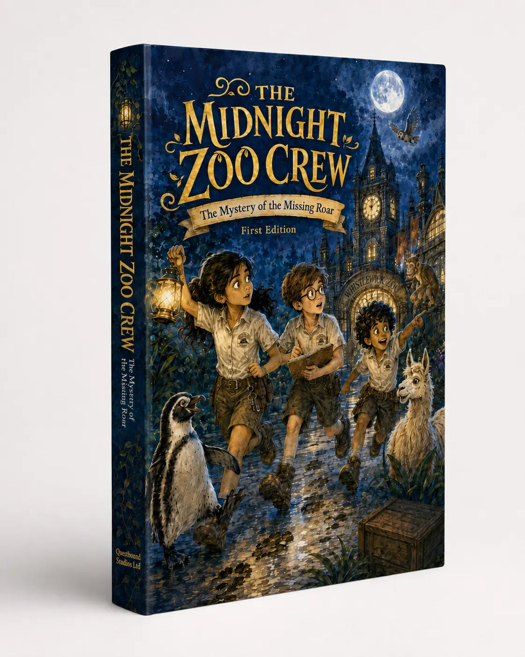 The Midnight Zoo Crew: The Mystery of the Missing Roar (Paperback) Reading Age 8-10 Quesbo