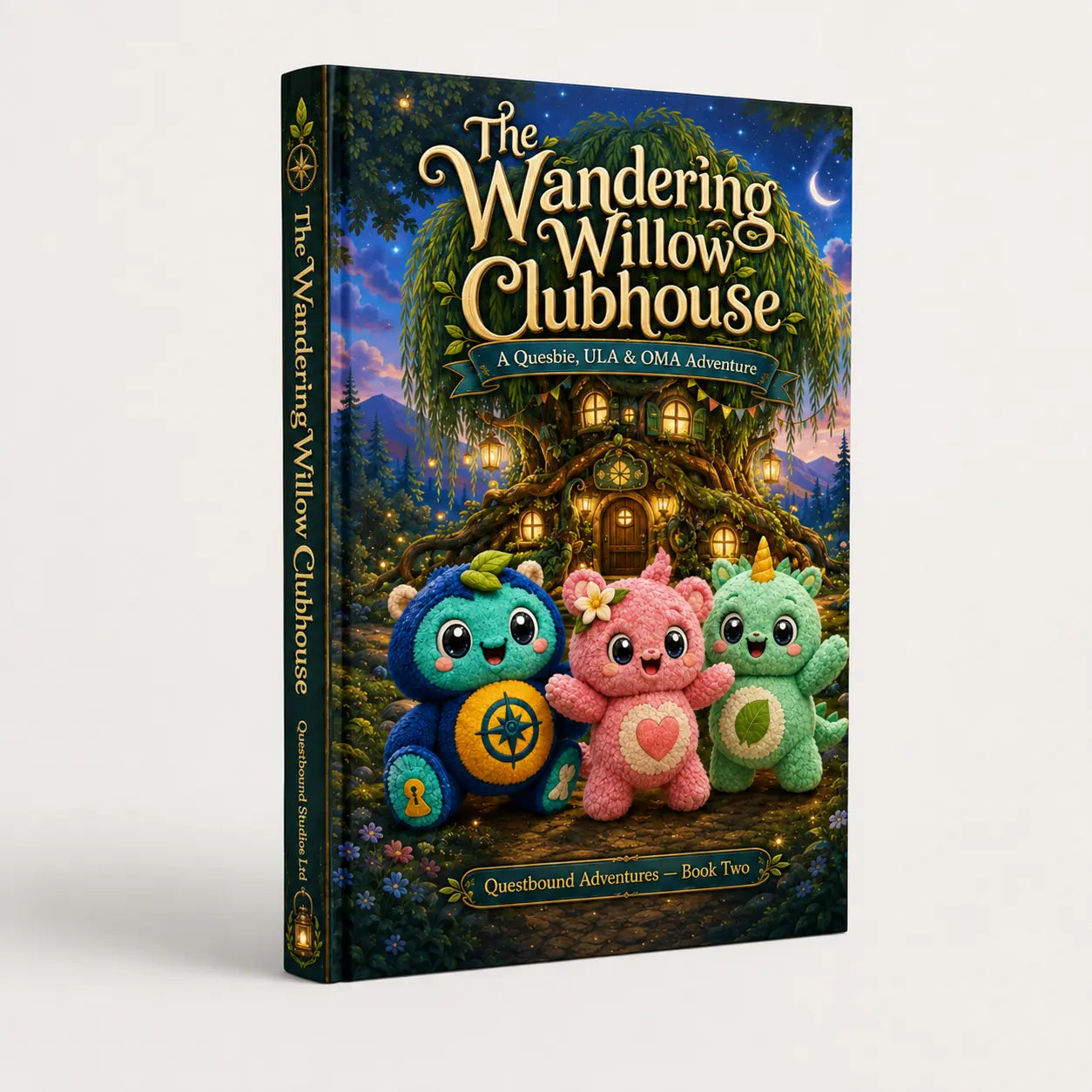 Quesbie Adventures Vol 2: The Wandering Willow Clubhouse (Paperback; Reading Age 8-10) Quesbo