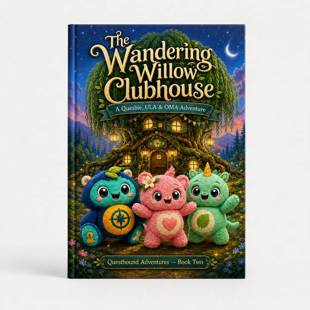 Quesbie Adventures Vol 2: The Wandering Willow Clubhouse (Paperback; Reading Age 8-10) Quesbo