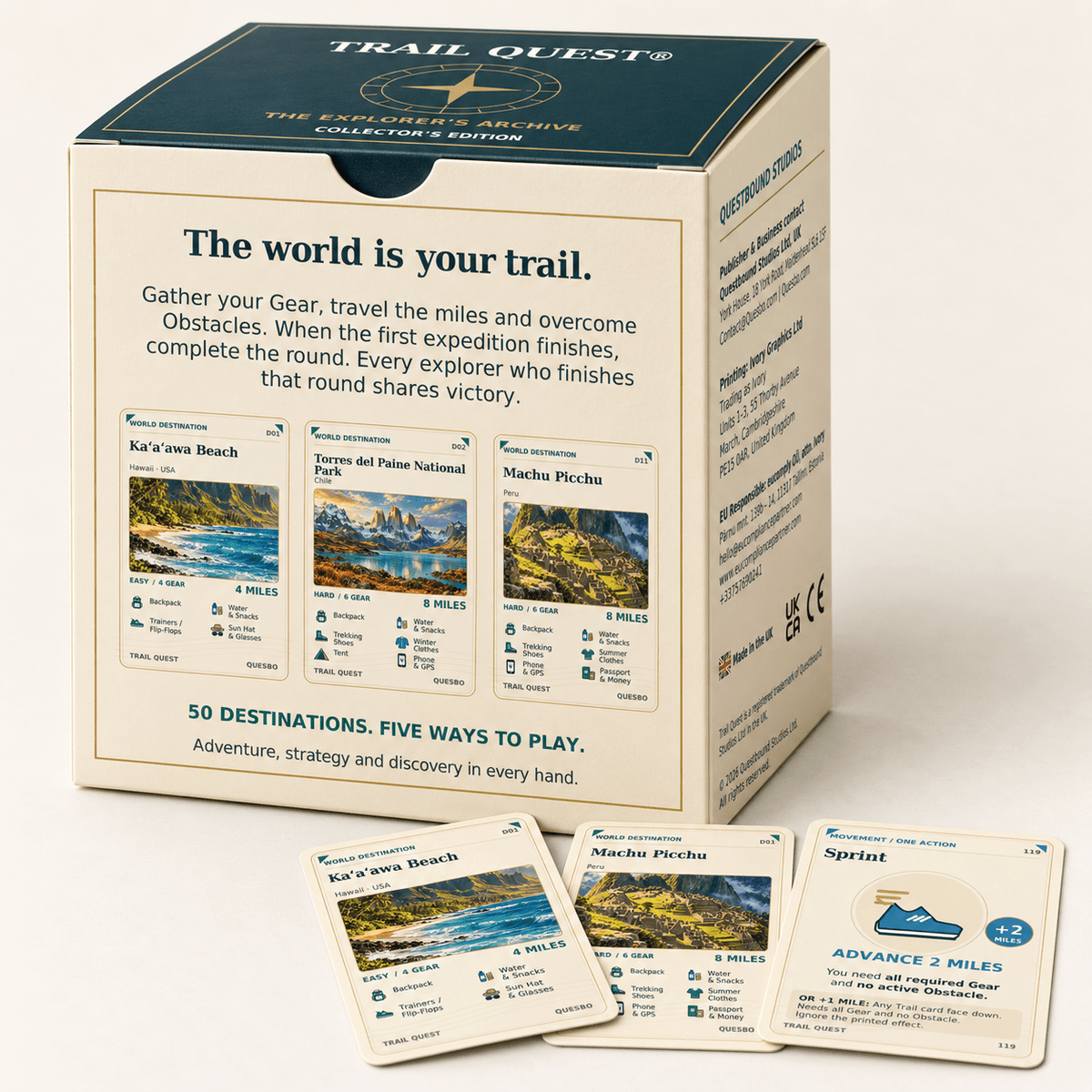 Trail Quest®: The Explorer’s Archive – Collector’s Edition | Ages 10+ - Quesbo
