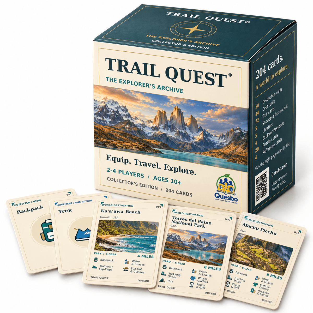 Trail Quest®: The Explorer’s Archive – Collector’s Edition | Ages 10+ - Quesbo