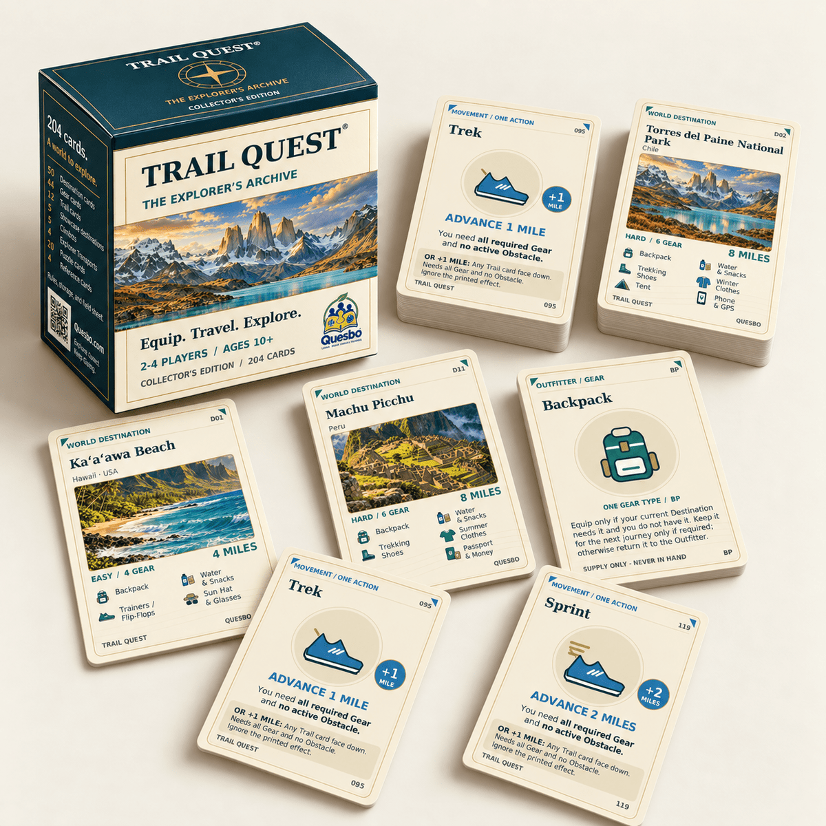 Trail Quest®: The Explorer’s Archive – Collector’s Edition | Ages 10+ - Quesbo