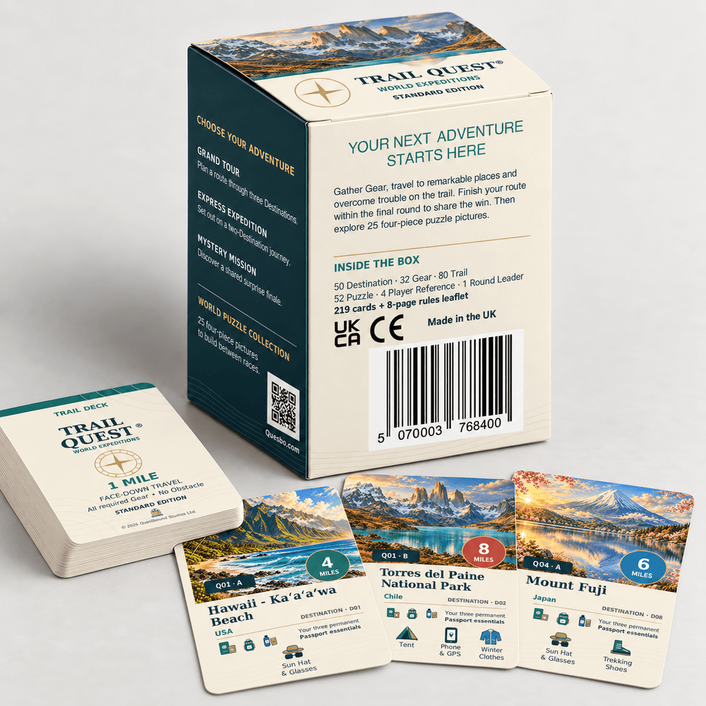 Trail Quest®: World Expeditions – Standard Edition | Ages 10+ - Quesbo