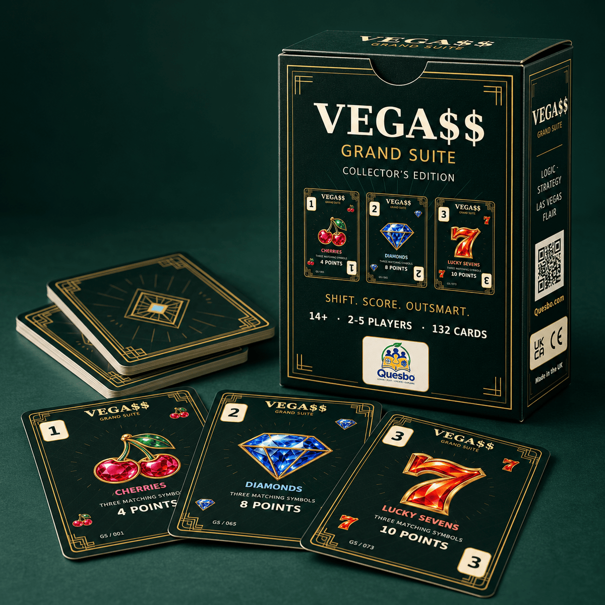 VEGA$$ Grand Suite — Collector’s Edition Strategy Card Game - Quesbo