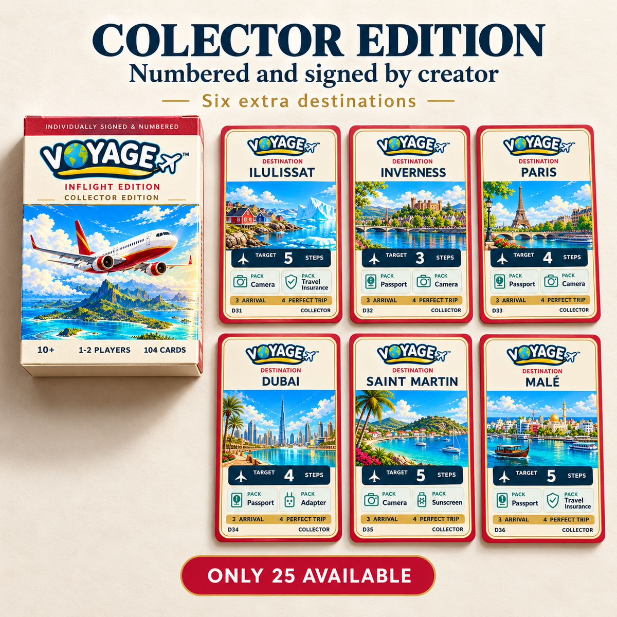 VOYAGE™ Inflight Edition – Collector Edition | Signed & Numbered | Limited to 25 - Quesbo